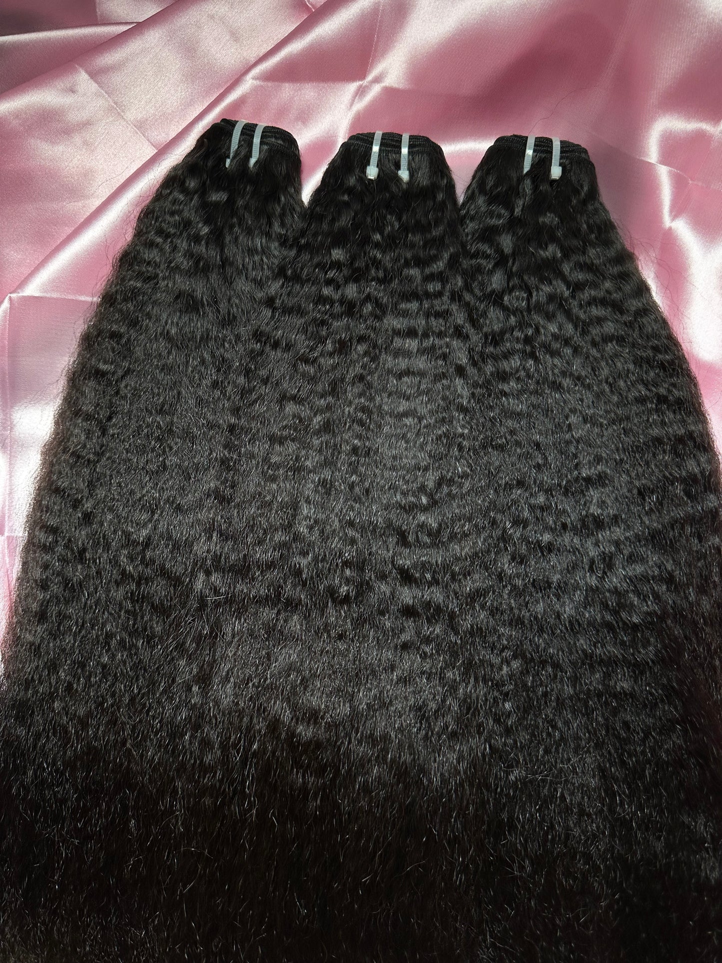 BURMESE LUXURY VIRGIN KINKY STRAIGHT BUNDLES